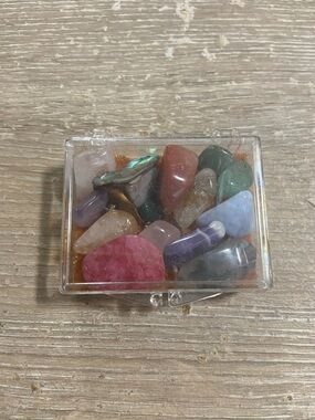 Vintage Mixed Tumbled Gemstone Set - Assorted Gemstones